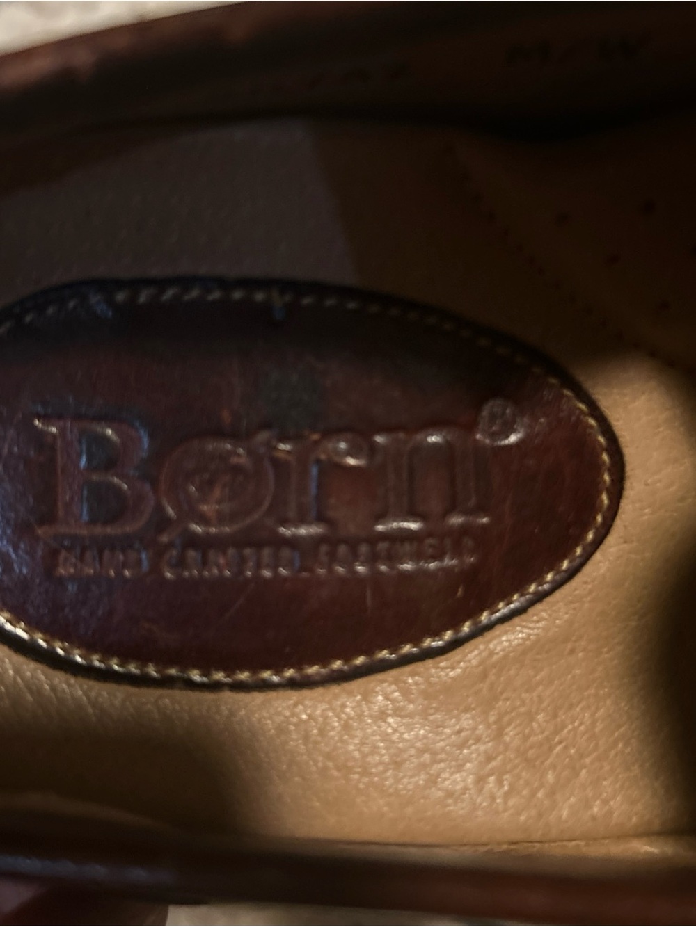 Born Women’s 8.5 Brown Leather Slip-On Casual Shoes - Picture 5 of 7